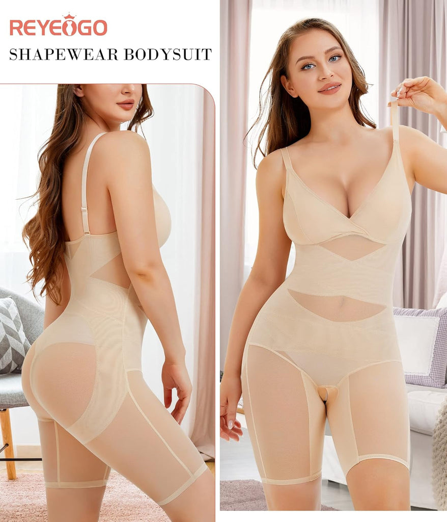 Ultimate Body Transformation: REYEOGO Tummy Control Bodysuit - Shape,  Lift, and Slim Your Curves with Ease!