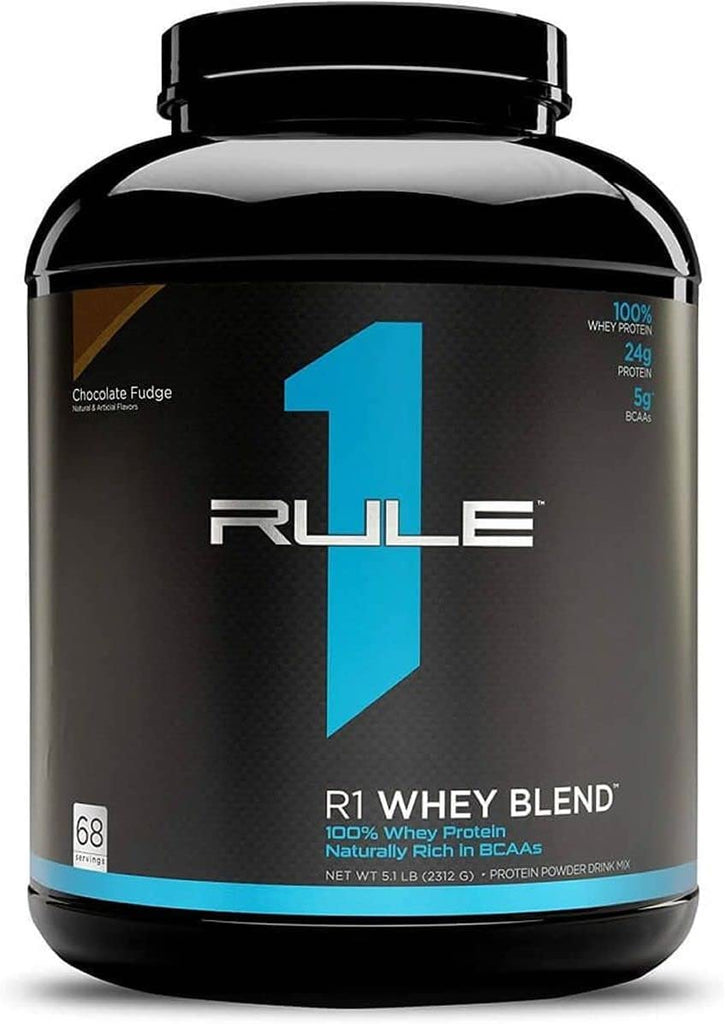 Rule 1 Proteins R1 Whey Blend, 68 Servings, Chocolate Fudge