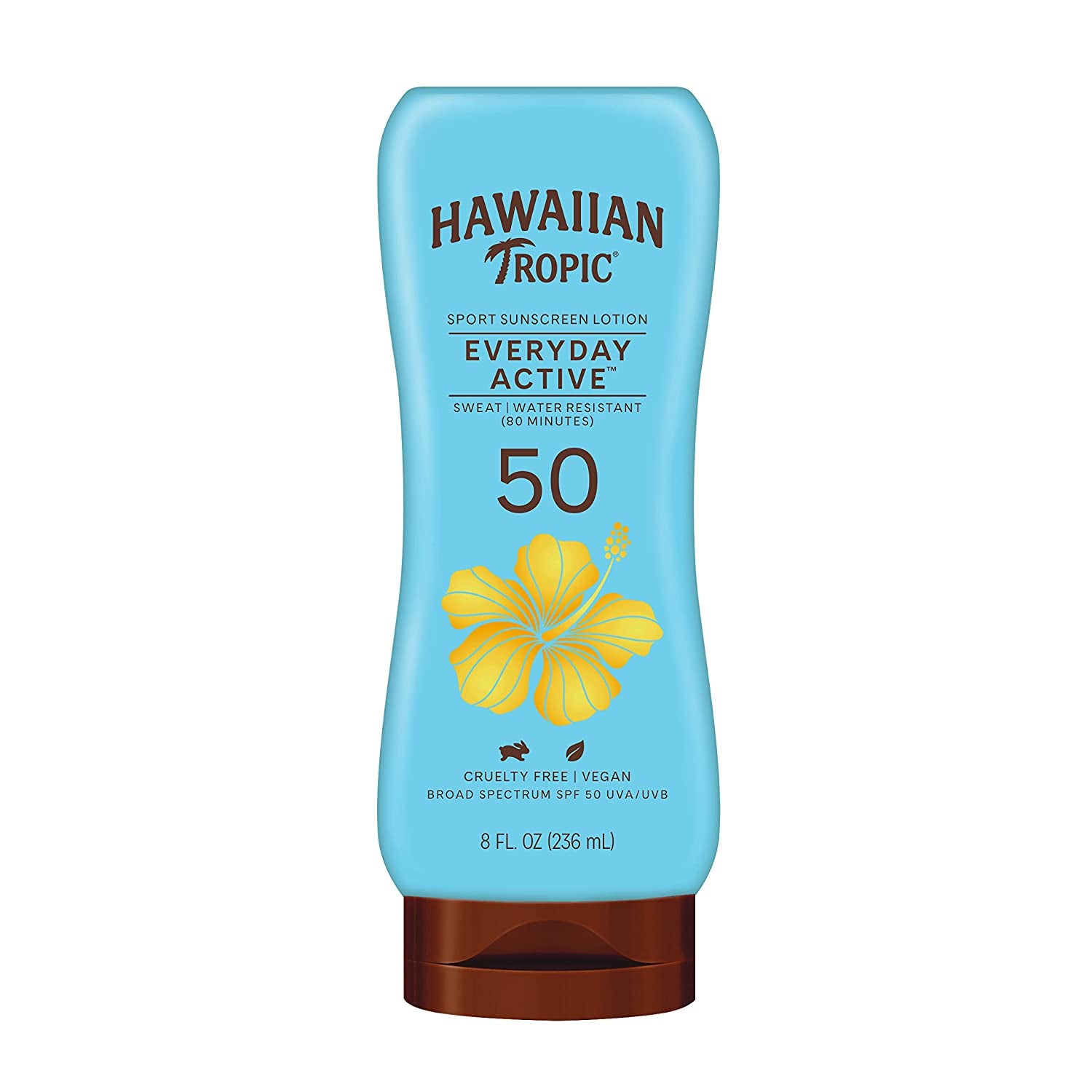 "Everyday Active Sun Protection: Hawaiian Tropic SPF 50 Lotion, 8oz"