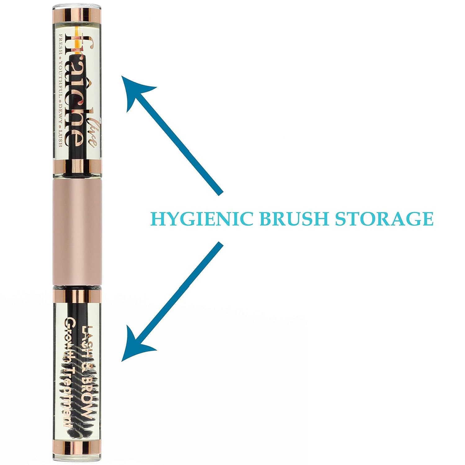 "Organic Castor Oil Lash Serum for Thicker and Fuller Lashes"