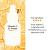 Vitamin C Facial Serum with L-Ascorbic Acid 15% with Vitamin B5 - for Fades Age Spots, Smoothing Fine Lines + Dark Spots, Pore Refining, Resurfacing, 1 Fl Oz (30Ml) Cos De BAHA