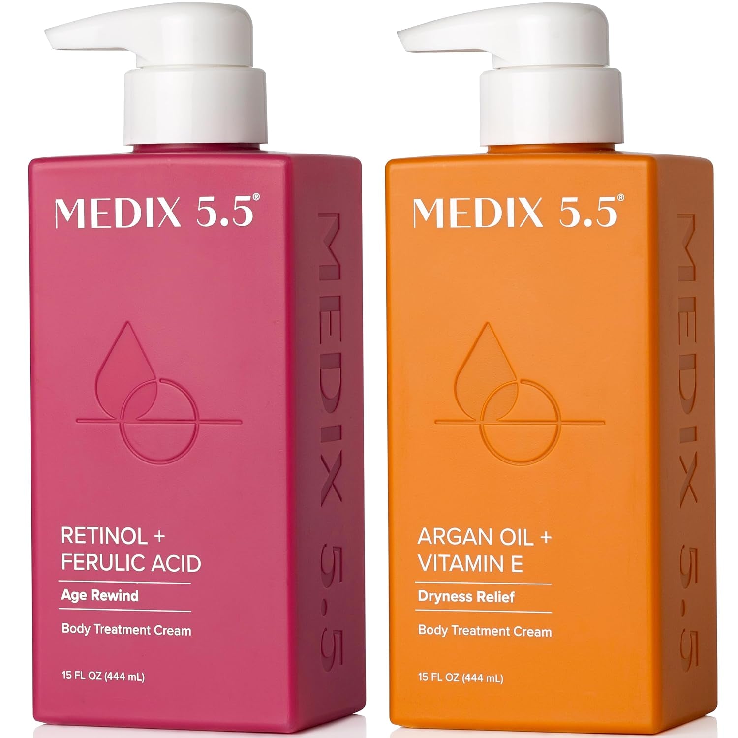 Medix 5.5 Retinol and Collagen Skin Care Set with Firming Body Lotion - 2PC Bundle