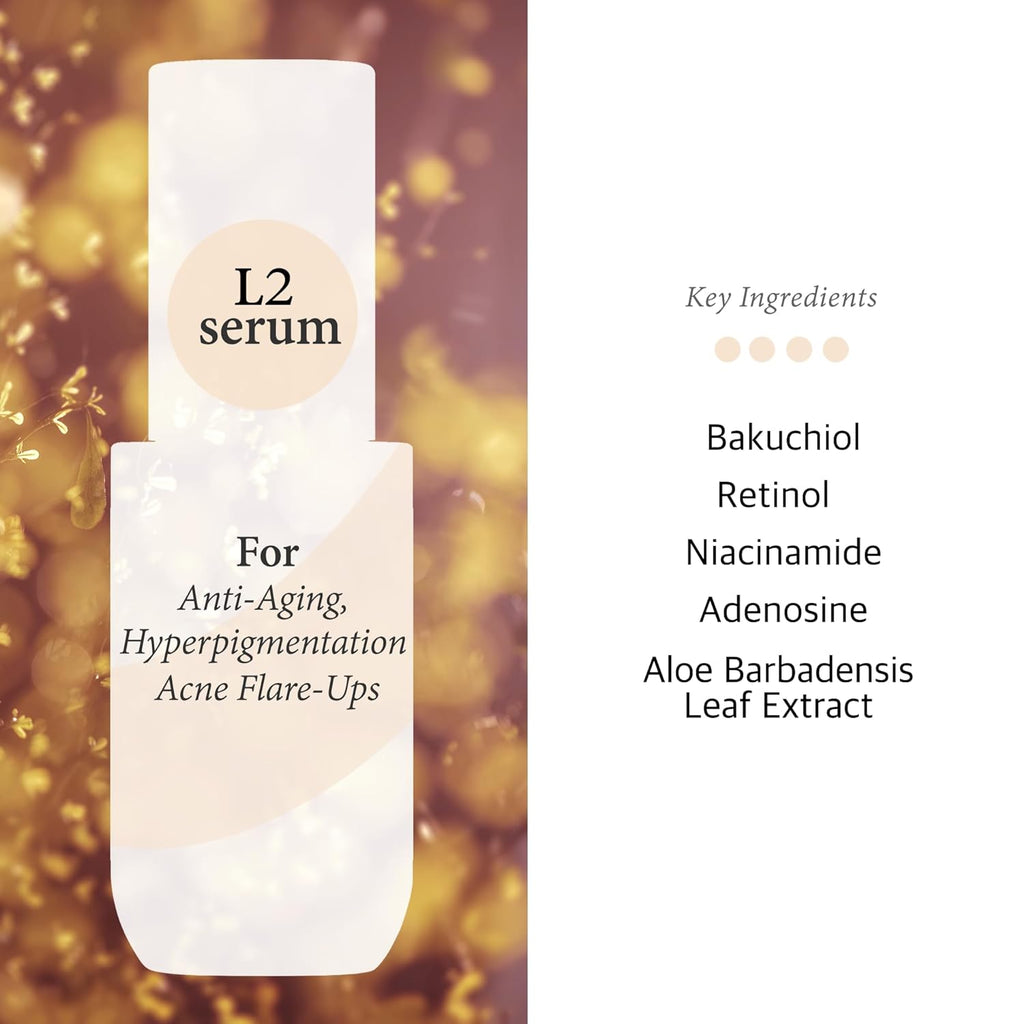Retinol 0.5%, Bakuchiol 2% Serum with Retinol for Face, Anti-Aging, Hyperpigmentation and Acne Flare-Ups, 1 Fl Oz (30Ml) Cos De BAHA