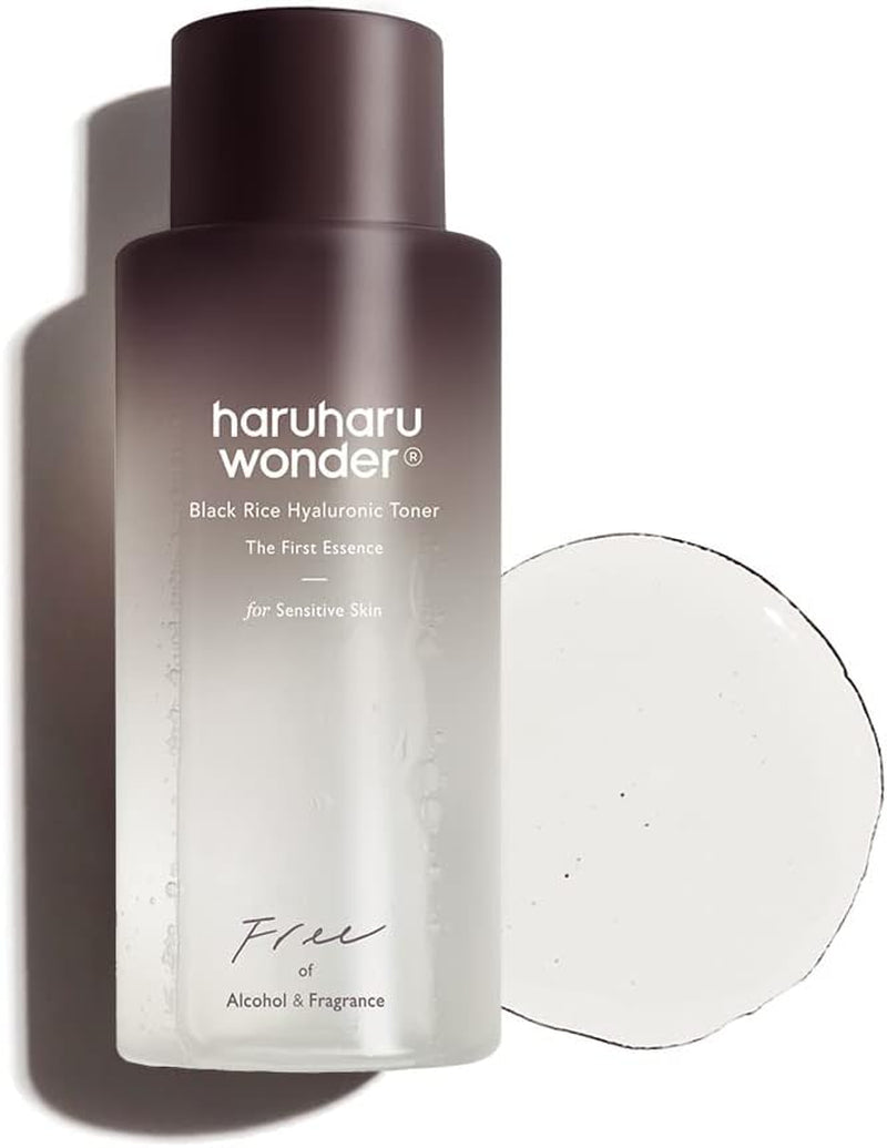 Haruharu Wonder Black Rice Hyaluronic Toner for Sensitive Skin 10.1 Fl.Oz / 300Ml | Alcohol Free, Fragrance Free | Vegan, Crurelty Free, Ewg-Green