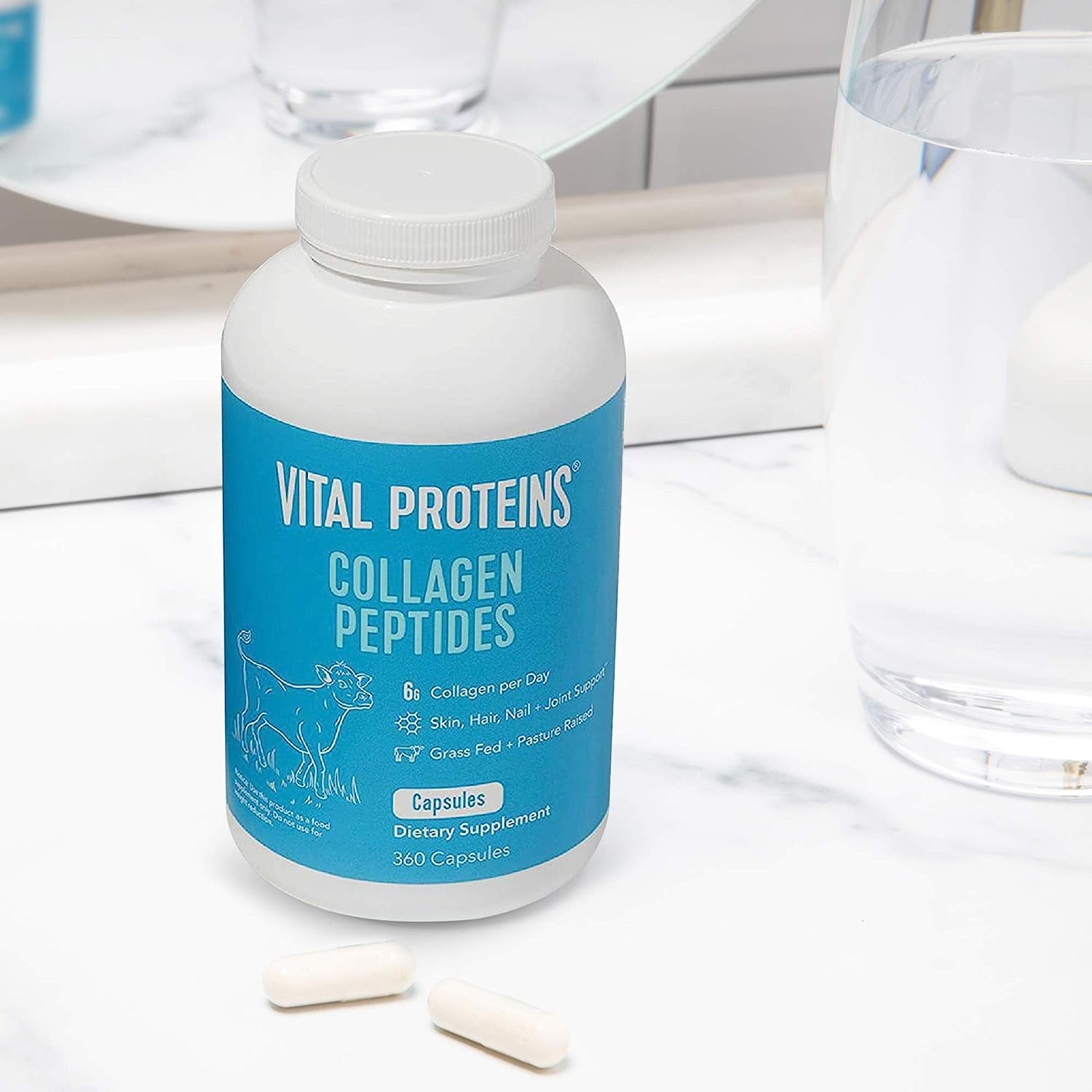 "360 Capsules of Vital Proteins Collagen for Healthy Hair & Skin"