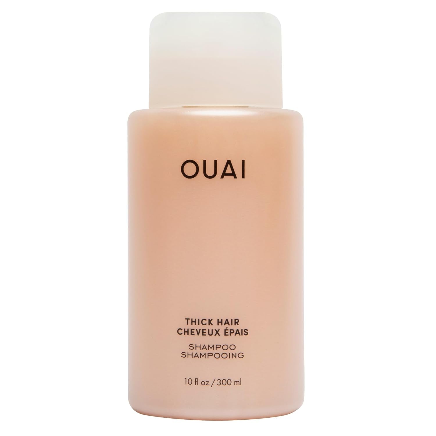 OUAI Fine Shampoo - Volumizing Shampoo with Strengthening Keratin, Biotin & Chia Seed Oil for Fine Hair - Delivers Clean, Weightless Body - Paraben, Phthalate & Sulfate Free Hair Care - 10 Fl Oz
