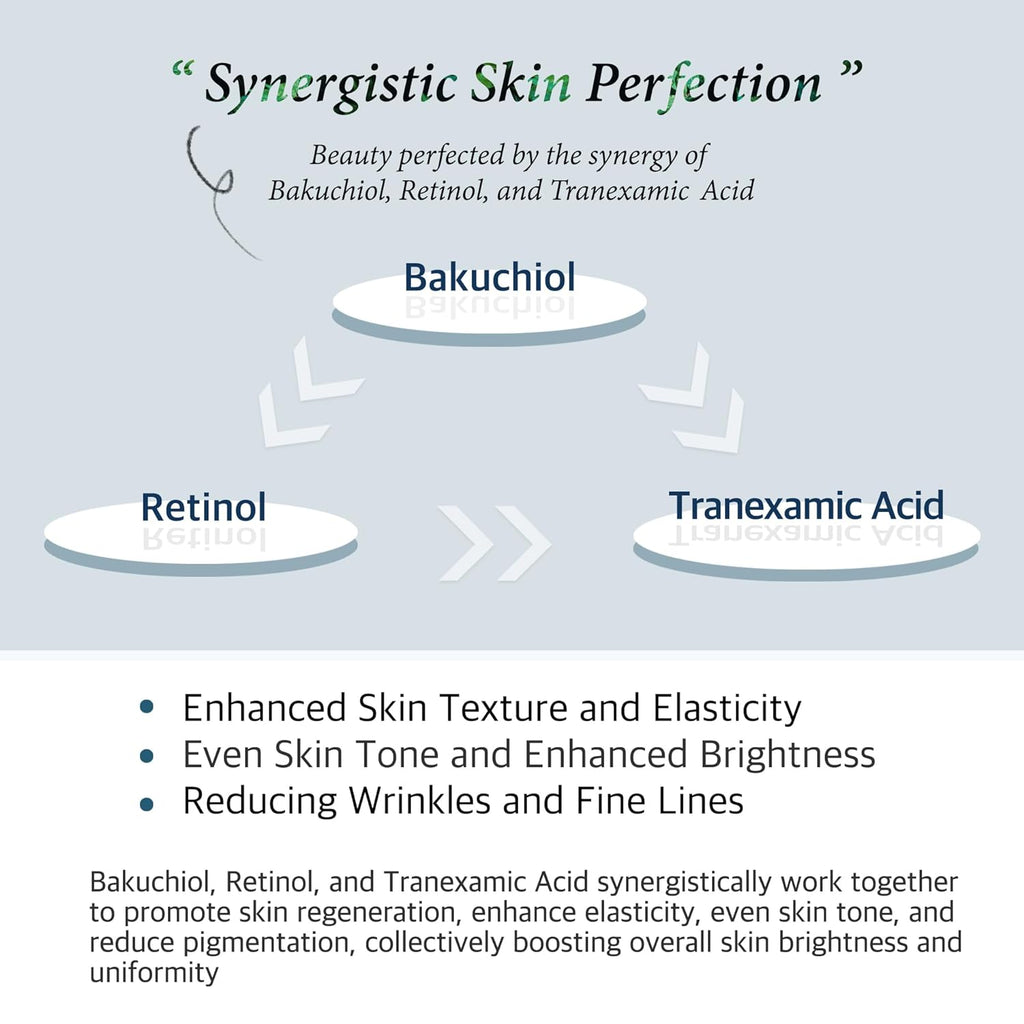 Retinol & Tranexamic Acid Radiance Boost Facial Serum: Enhanced Skin Texture and Tone, with Hydrating Aloe & Nourishing Botanicals, 1 Fl Oz (30Ml) Cos De BAHA