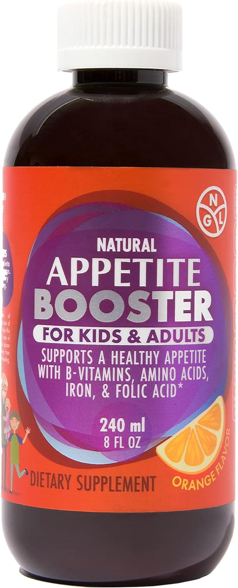 "Nutritional Supplement for Appetite Stimulation and Weight Gain Support for Underweight Adults & Kids 4+ Enriched with Essential Vitamins, Minerals, Amino Acids, and Flax Seed Oil"