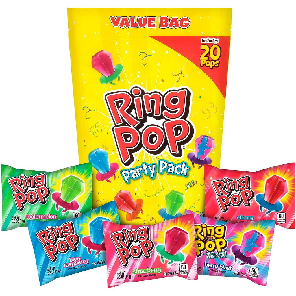 Ring Pop Halloween Candy 20 Count