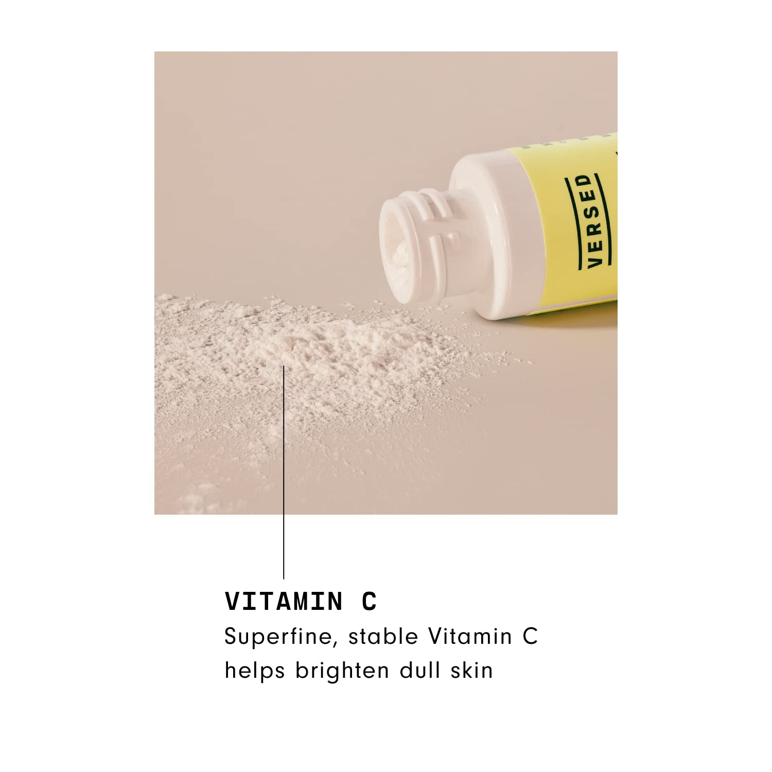 "Versed Found the Light Vitamin C Powder - Anti-Aging Face Serum Powder - Dark Spot Corrector - Vegan (0.3 Oz)"