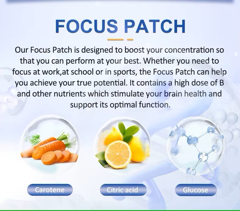 Mega Focus Patch – Natural Supplement for Focus & Concentration