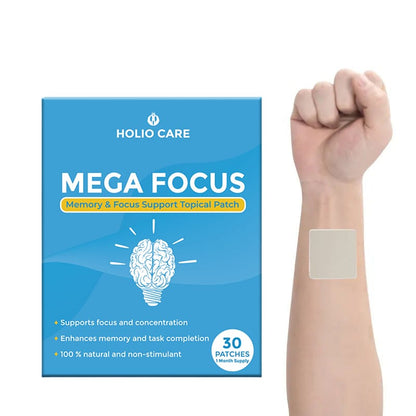 Mega Focus Patch – Natural Supplement for Focus & Concentration