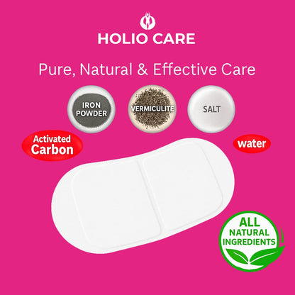 Holio Care Self-Warming Comfort Patch – Up to 8-10 Hours of Steady Warmth | 3-Pack Discreet Adhesive Patches