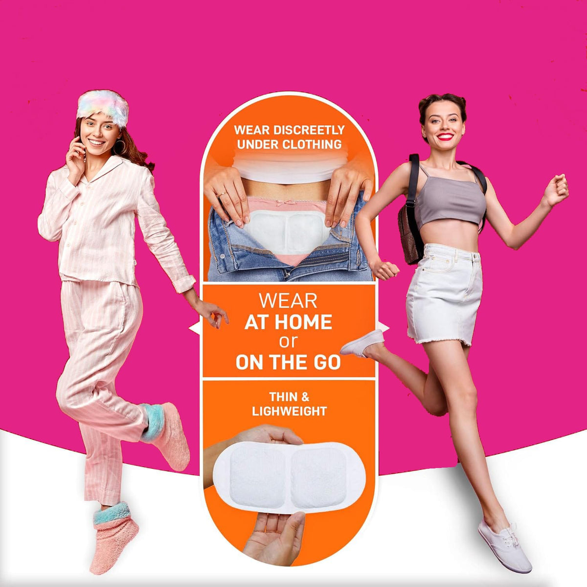 Holio Care Self-Warming Comfort Patch – Up to 8-10 Hours of Steady Warmth | 3-Pack Discreet Adhesive Patches