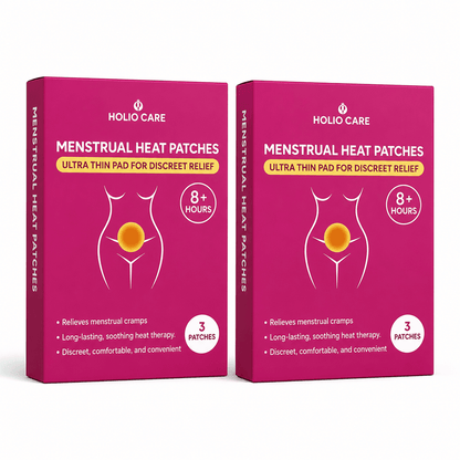 Holio Care Self-Warming Comfort Patch – Up to 8-10 Hours of Steady Warmth | 3-Pack Discreet Adhesive Patches
