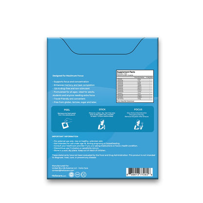 Mega Focus Patch – Natural Supplement for Focus & Concentration