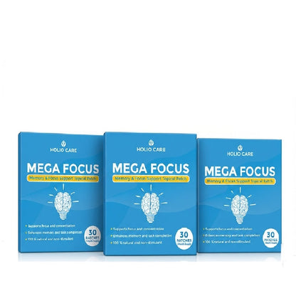 Mega Focus Patch – Natural Supplement for Focus & Concentration