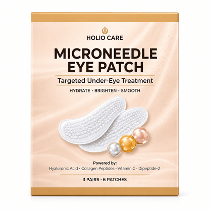 Microneedle Eye Patch for Dark Circles & Puffiness | Hydrating Under Eye Patches | Holio Care