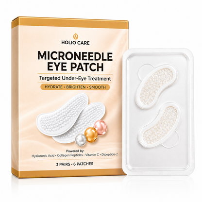 Holio Care Ultimate Microneedle Bundle – Full Face Microneedle Patch System | Forehead Patch + Eye Patches | Targets Forehead