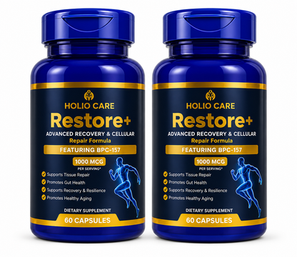 Restore+ Daily Wellness Formula | Holio Care | 60 Capsules