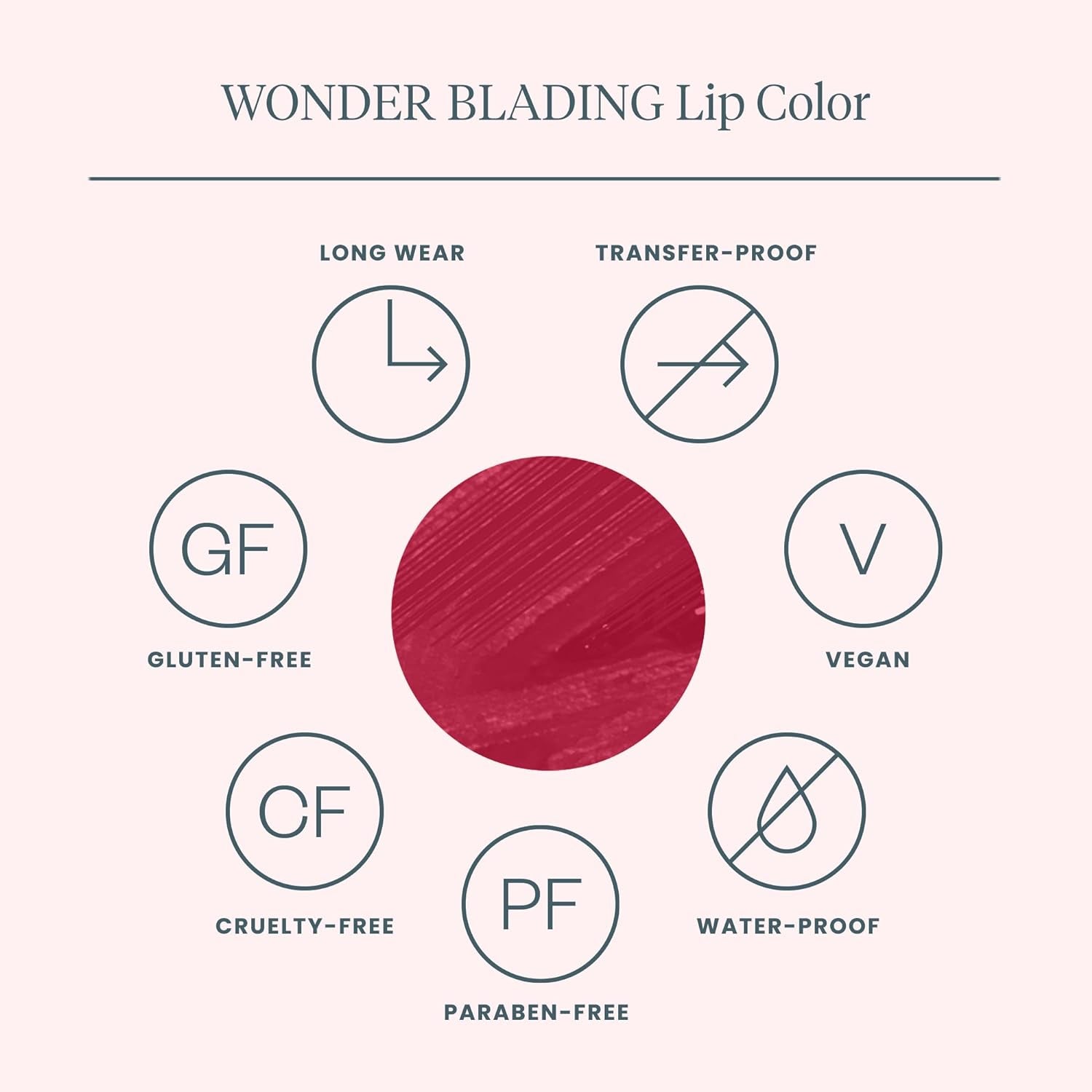 "Divine Masque Wonder Blading Lip Stain - Long-Lasting Matte Finish Red Lip Tint"