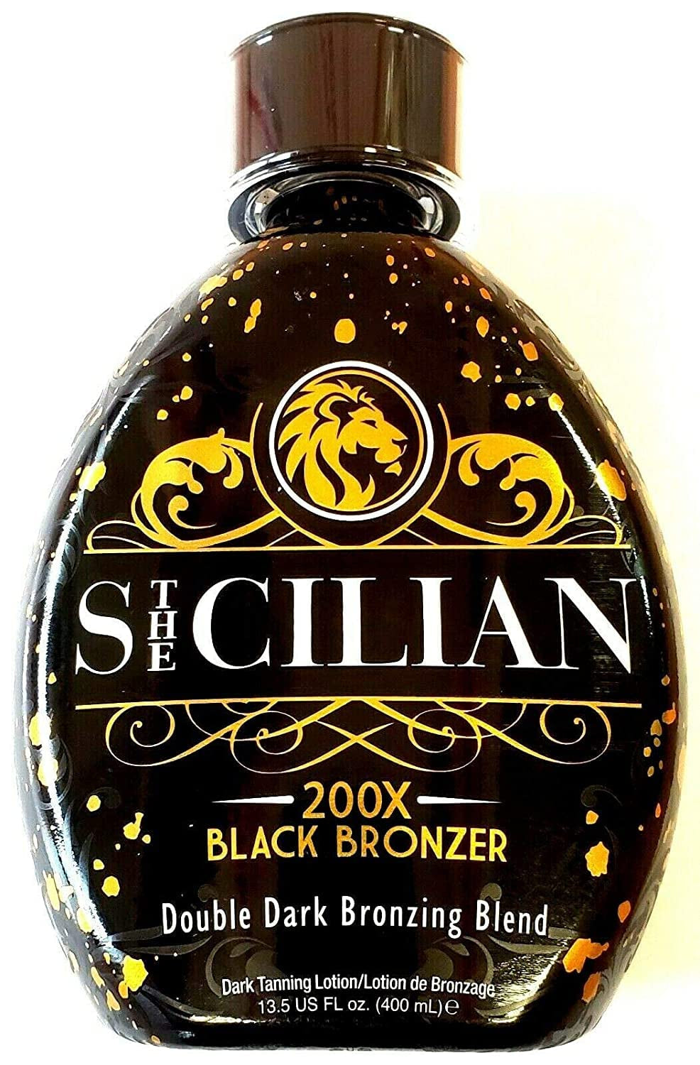 "Radiant Glow 200X Dark Black Bronzer Tanning Lotion - Ultimate Skin Nourishment for a Luxurious Sun-Kissed Tan"