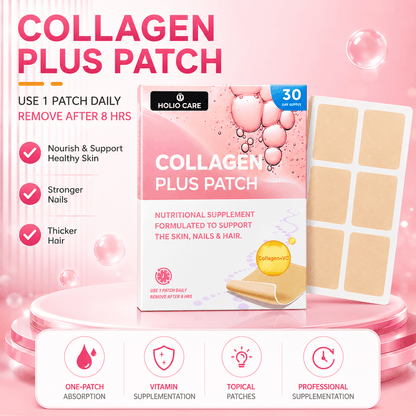 Collagen Supplements Patch – Transdermal Collagen Peptide Patch for Firmer-Looking Skin & Youthful Glow