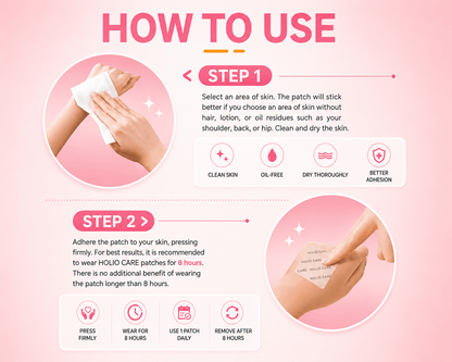 Collagen Supplements Patch – Transdermal Collagen Peptide Patch for Firmer-Looking Skin & Youthful Glow