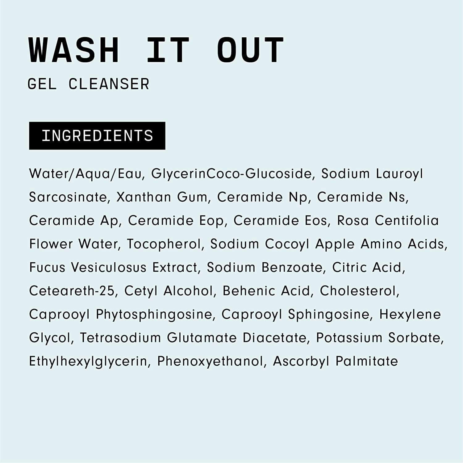 "Rosewater Infused Gentle Gel Face Cleanser - Vegan & Moisturizing (4 Fl Oz)"