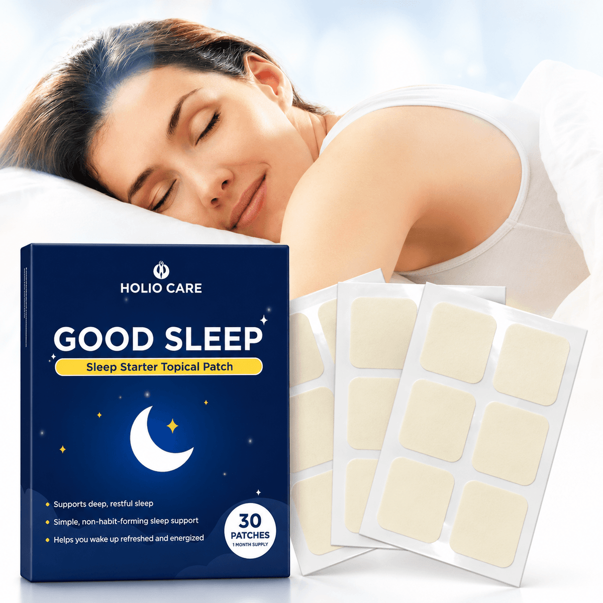 Good Sleep Patch – Overnight Transdermal Sleep Support Patch (30-Day Supply)