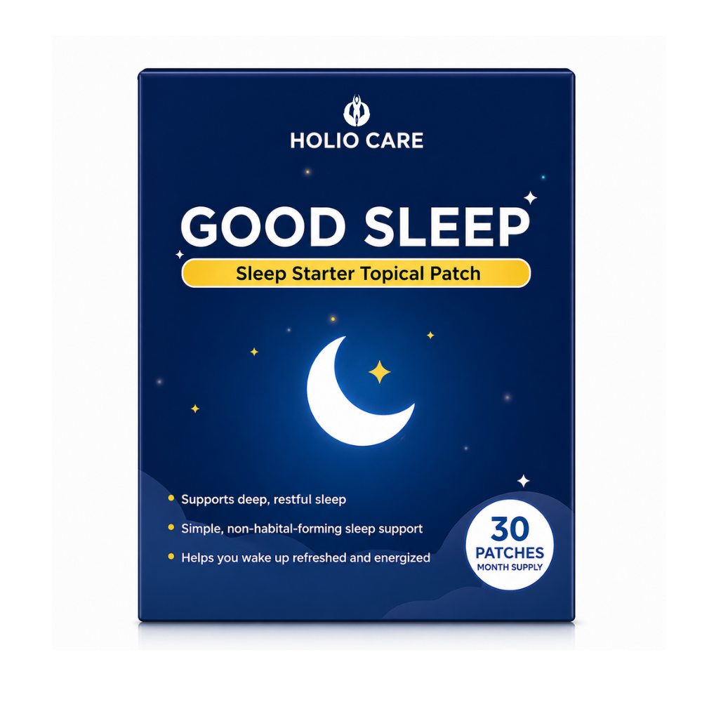 Holio Care Good Sleep Starter Topical Patch –Nighttime Relaxation Support with Plant-Based Extracts
