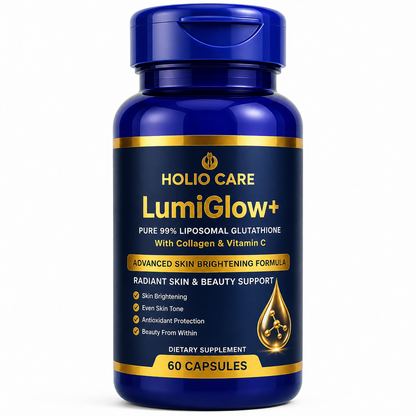 LumiGlow+ Liposomal Glutathione Brightening Formula | With Collagen & Vitamin C | Skin Brightening & Beauty Support | 60 Caps