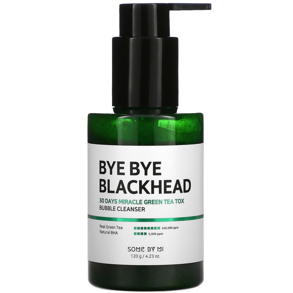 Bye Bye Blackhead, 30 Days Miracle Green Tea Tox, Bubble Cleanser, 4.23 Oz (120 G),