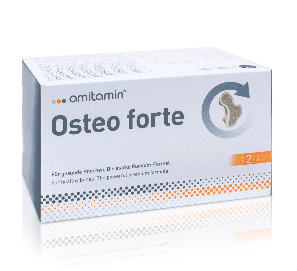 أميتامين® أوستيو فورت - تركيبة قوية لعظام قوية لكبار السن وكبار السن (تكفي لمدة 60 يومًا)