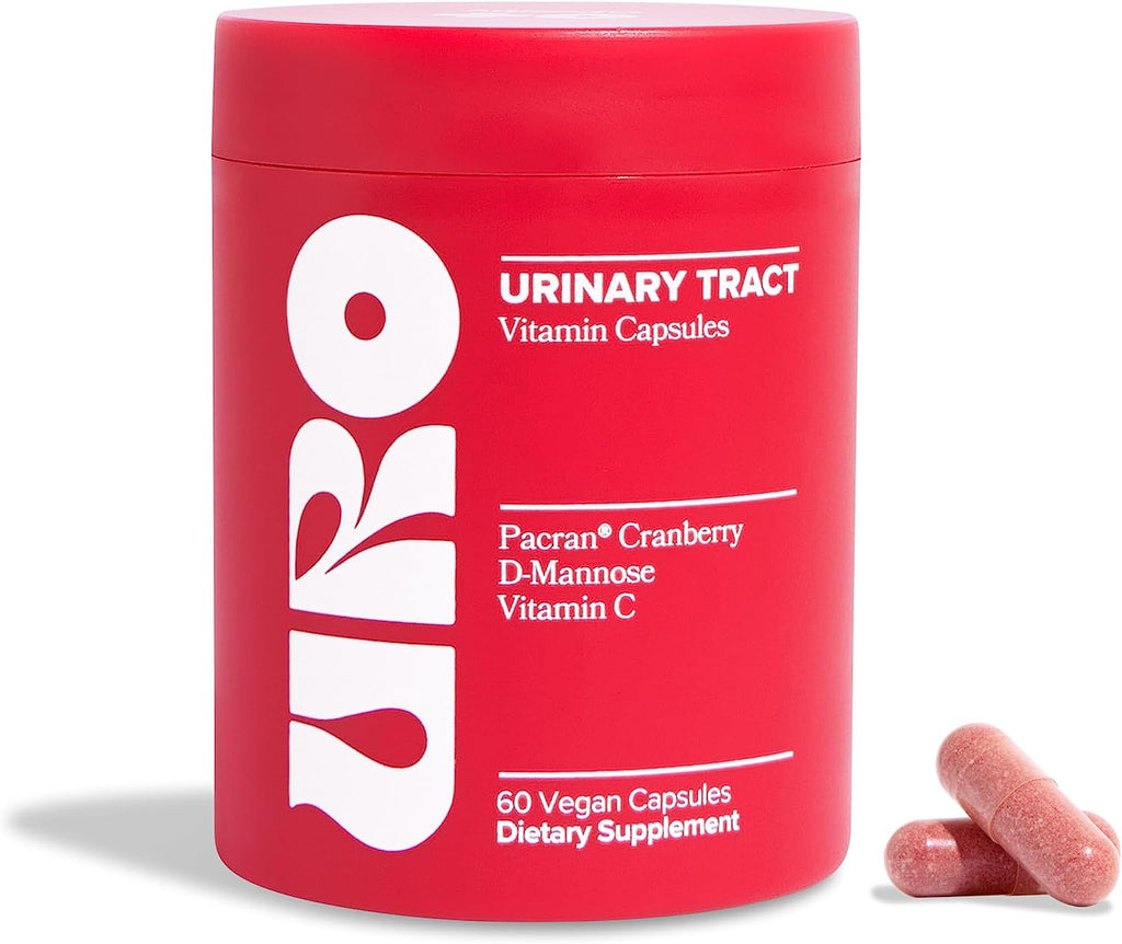 O Positiv URO Urinary Tract Health Supplement for Women, 60 Count (Pack of 1) - Urinary Support Vitamins with Pacran Complete Cranberry Extract, D-Mannose, & Vitamin C - Vegan & Gluten-Free