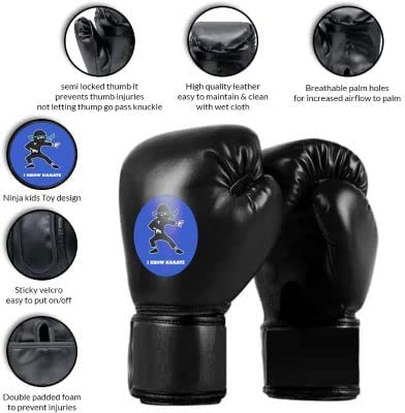 Marwan Sports Kids Punching Bag Toy Set, Inflatable Boxing Bag Toy for Boys Age 3-12, Ninja Toys for Boys, Christmas,Birthday Gifts for Kids 4,5,6,7,8,9,10 Years Old