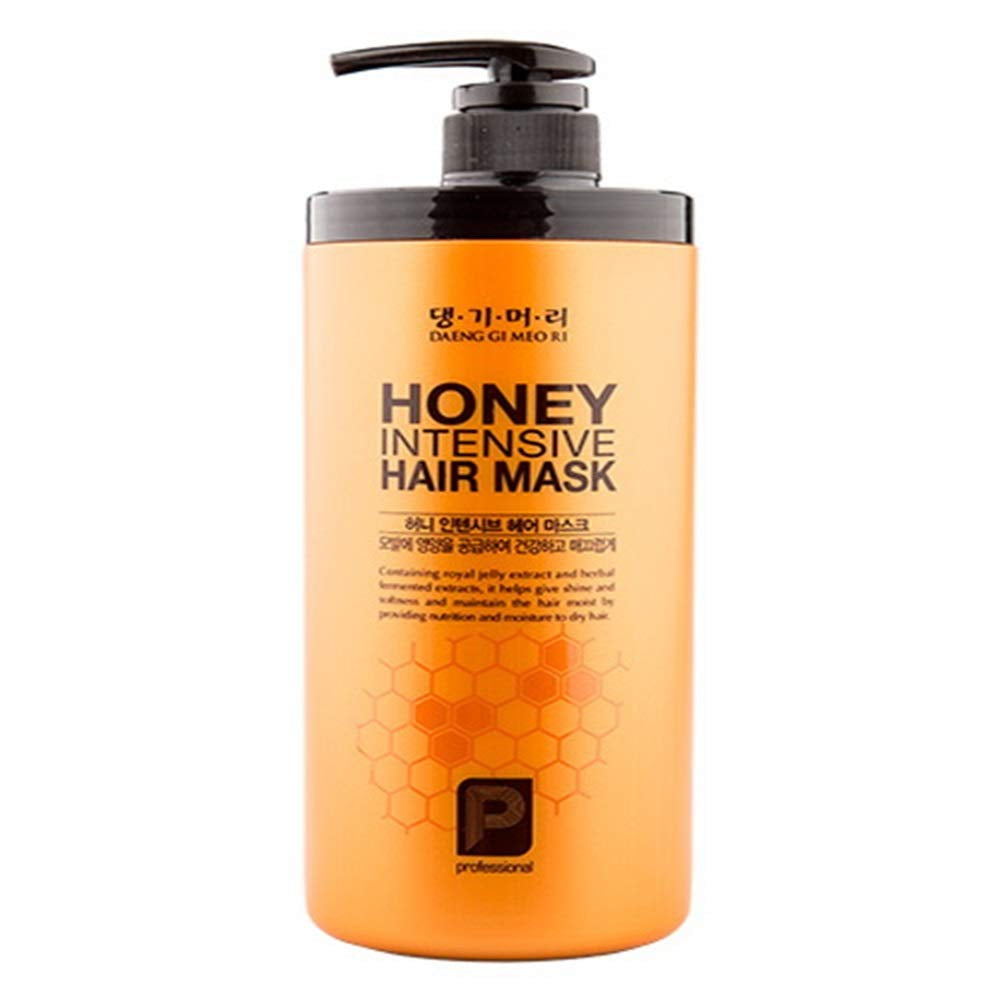 Daeng Gi Meo Ri- Honey Intensive Hair Mask, Containing Royal Jelly and Herbal Fermented Extracts, Providing Nutrition and Moisture to Dry and Damaged Hair, 1000Ml