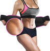 Perfotek Waist Trimmer Belt for Women Waist Trainer Sauna Belt Tummy Toner Low Back and Lumbar Support with Sauna Suit Effect (Large Black)