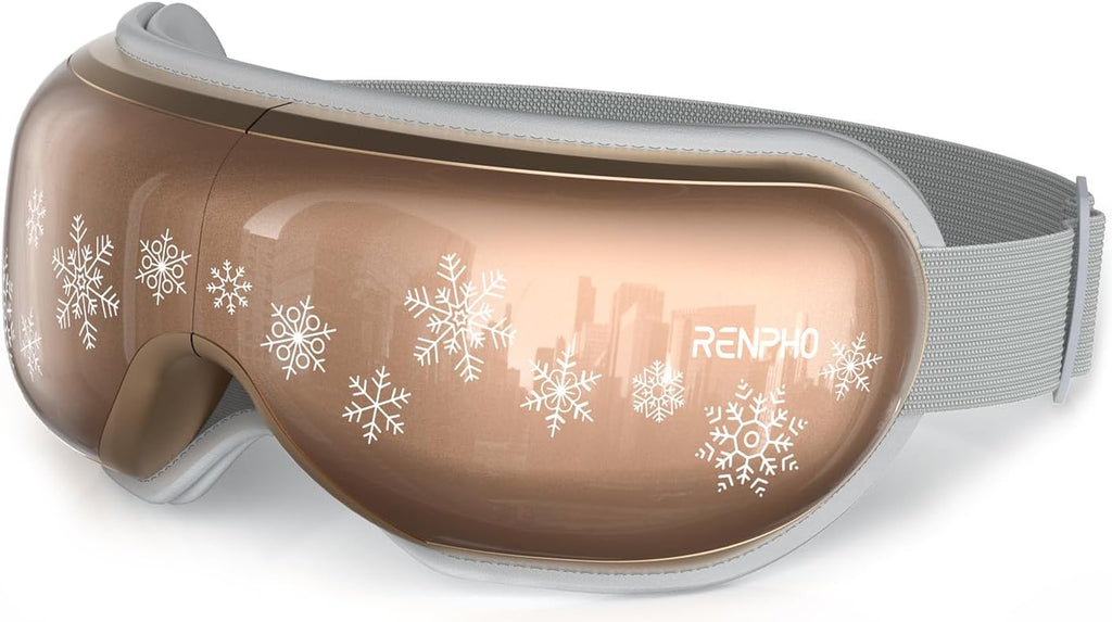 "Ultimate Eye Care Package: RENPHO Eyeris 1 Eye Massager with Heat, Bluetooth Music, and Soothing Eye Mask - Perfect Gift for Christmas, Relief from Migraine, Eye Strain, and Dry Eyes"