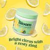 "Bloom Nutrition Citrus Super Greens Smoothie Mix with Probiotics for Women's Digestive Health and Bloating Relief, Includes Milk Frother for Creamy Perfection!"