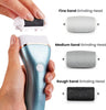 "Revitalize Your Feet with our Rechargeable Electric Foot Callus Remover - Say Goodbye to Cracked Heels and Dry Dead Skin - Experience Professional Pedicure Results at Home - Includes 3 Aqua Rollers!"