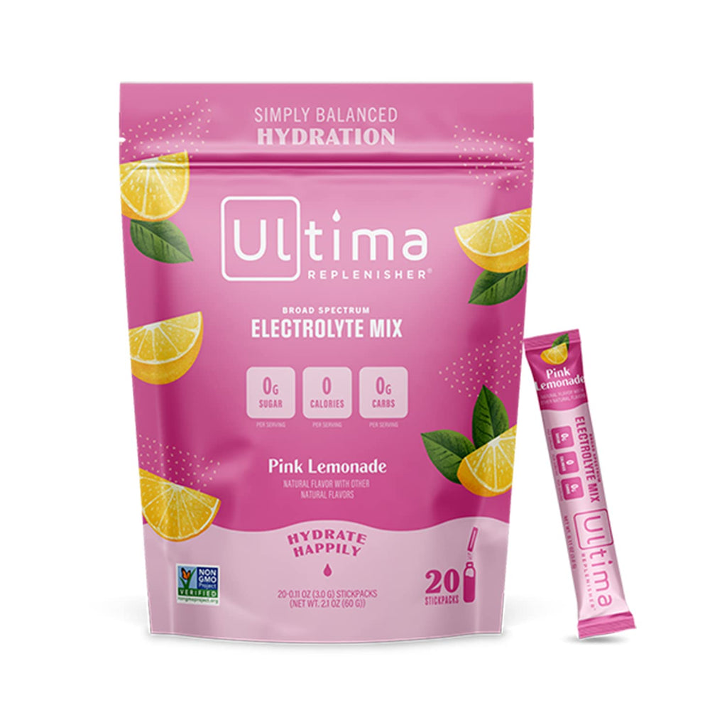 Ultima Replenisher Hydration Electrolyte Packets- 20 Count- Keto & Sugar Free- on the Go Convenience- Feel Replenished, Revitalized- Non-Gmo & Vegan Electrolyte Drink Mix- Blue Raspberry​ - Free & Fast Delivery