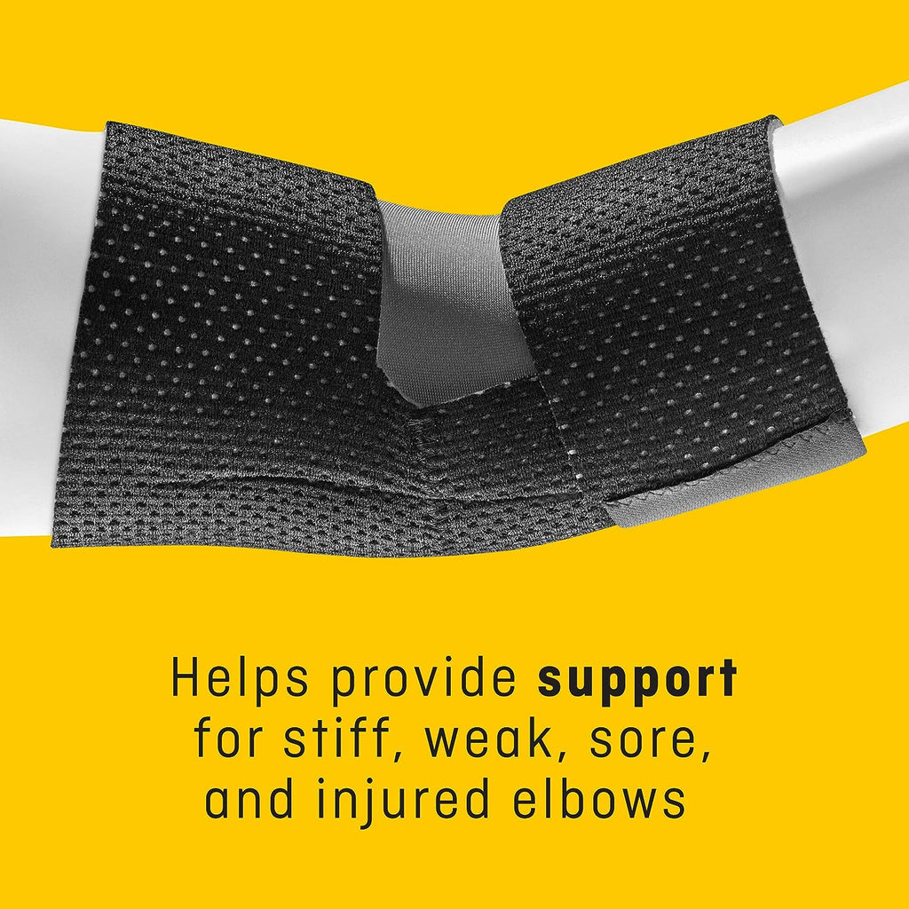FUTURO Performance Comfort Elbow Support, Moderate Support Design Offers Customizable Levels of Compression and Support, Adjustable