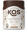 KOS Vegan Protein Powder, Chocolate - Low Carb Pea Protein Blend - Plant Based Protein Powder - USDA Organic, Keto, Gluten, Soy & Dairy Free - Meal Replacement for Women & Men - 30 Servings