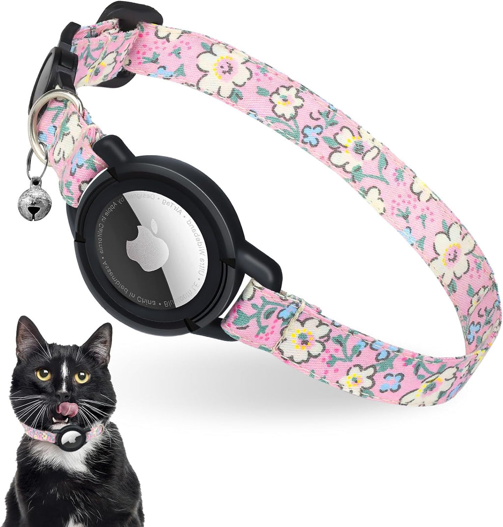 Airtag Cat Collar, gps Cat Collar avec cloche et boucle en toute