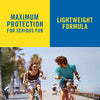 Banana Boat Ultra Defense MAX Skin Protect Clear, Broad Spectrum, Ultra Mist Sunscreen Spray, SPF 100, 6Oz, Blue Cyan
