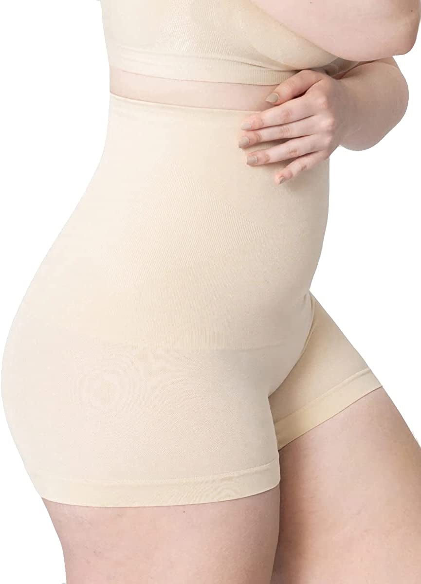 Shapermint High Waisted Body Shaper Boyshorts Tummy Control Waist Slimming and Back Smoothing Shapewear for Women plus Size