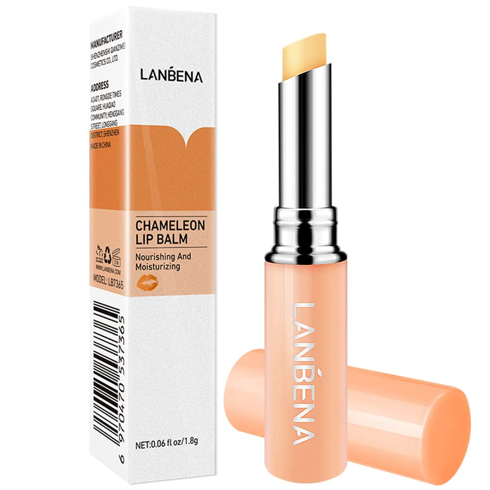 LANBENA Hyaluronic Acid Lip Balm Moisturizing Lips Reduce Fine Lines Relieve Dryness Long-Lasting Protection Nourishing Lip Care (1.8G / 0.06 Fl Oz) - Free & Fast Delivery