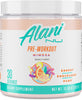 "Boost Your Workouts with Alani Nu Pre Workout Powder - Energize, Endure, and Pump Up Your Performance! Sugar Free, 200mg Caffeine, Amino Acids, and a Refreshing Hawaiian Shaved Ice Flavor - 30 Servings"