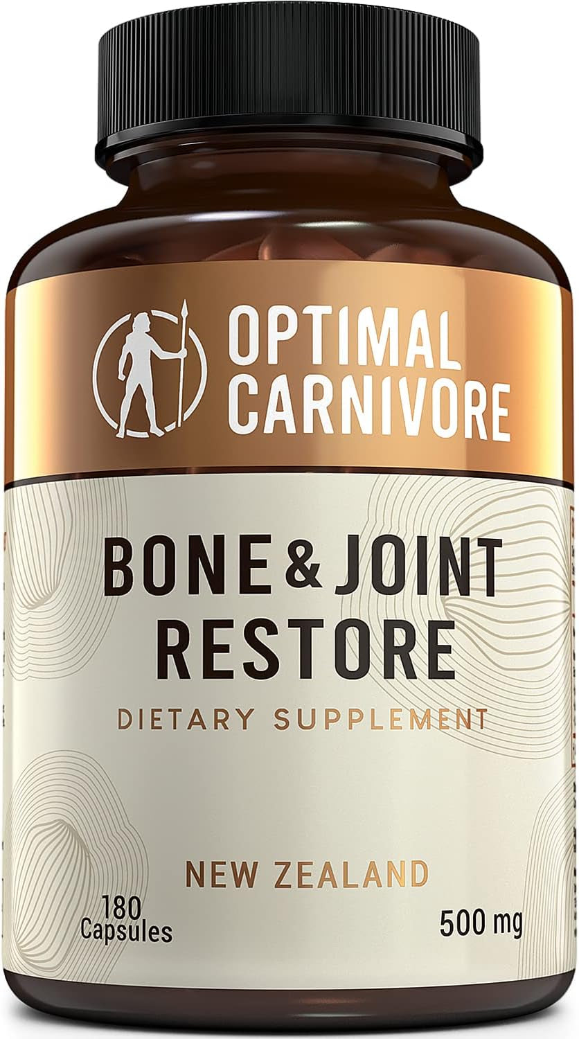 Grass Fed Bone Marrow Supplement & Bovine Tracheal Cartilage, Restore Joint Health Supplement, Support Strength and Fracture